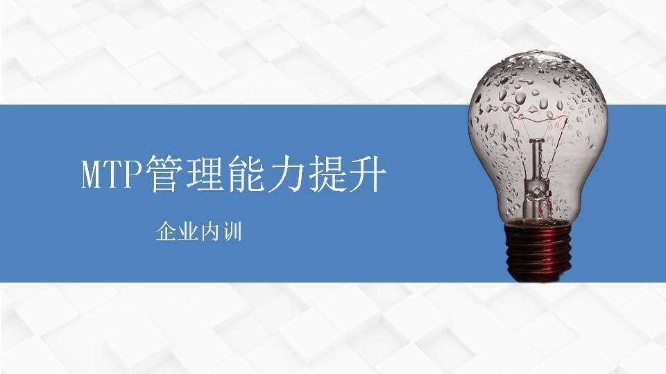 阎金岱《MTP管理能力提升》